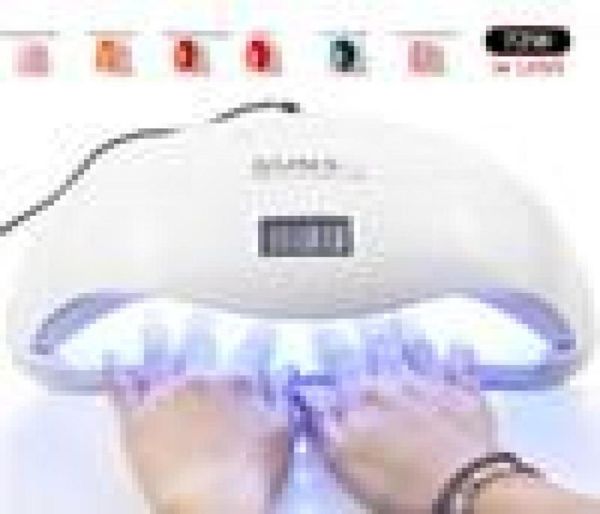 72W SUN5 Pro UV lampe LED LED Sécheur à ongles pour tous les gels Polish Sun Light Infrared Senting 103060S TIMER SMART FOR MANICURE T19119709