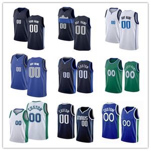 Jersey personnalisé Luka Men Youth Dallass Doncic Grant Williams Tim Hardaway Jr. Kyrie Irving Mavericks Grant Williams Josh Green Derrick Jones Jr. Jerseys de basket-ball