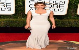 73e Golden Globe Awards 2016 robes de célébrités élégantes sirène col en V longueur de plancher robes de soirée sur mesure Made2756451