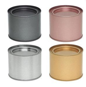 73x60mm Aluminium Kan Tin Koffie thee Pot Lippenbalsem Container Lege Kaars Potten Metalen Crème Pot Doos Groothandel