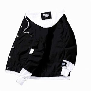 # 7412 Printemps Rouge Rose Noir Jeans Veste Hommes Slim Streetwear Ripped Denim Veste À Capuche Hommes Hip Hop Bomber Veste Homme SH190902287u