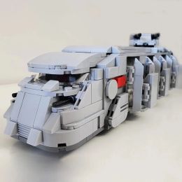 741PCS Interstellar Program Troops Transport Space War Universal Robot Assembly Voertuig Bouwstenen Diy Toy Gifts