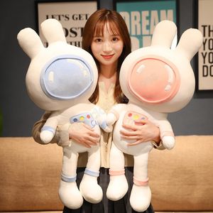 75-100 cm Kawaii Space Rabbit Pluche Speelgoed Leuke Zachte Gevulde Dieren Konijnen Astronaut Home Decor voor Kinderen Baby SOPEASE TOELEN GIFT