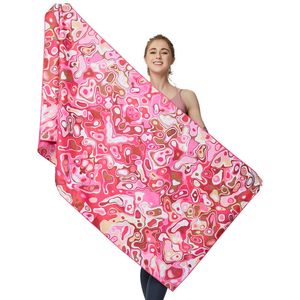 75*150cm Double Face velours absorbant séchage rapide serviette de plage microfibre Yoga exercice serviettes natation serviette de bain