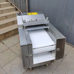 750kg/u Automatische Snijmachine Bevroren Vlees Snijmachine Schapenvlees Kubus Snijmachine Bevroren Kipfilet Snijmachine