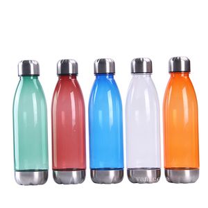 Verres 750 ml bouteilles d'eau bouteille en plastique bouilloire de sport PS bouteille de coke bouteilles d'eau de mode ZC1035
