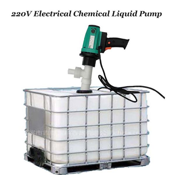 Pompe à liquide chimique électrique 750W 220V, forte pompe à perfusion de liquide corrosif, pompe à baril RPP 1100W
