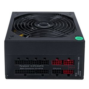 750W Volledige Module Voeding 110-230V 14cm Ventilator 24-pin PCI SATA 12V EU / US / AU Plug-computer - VS.