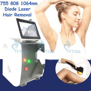 755NM 1064NM 808NM DIODE Laser Laser Machine d'épilation permanente 12 barres Dépilation Dépilator Salon Beauty Salon 3 Longues d'onde