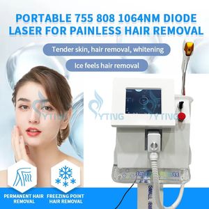 755NM 808NM 1064NM DIODE DIODE LASER Épilation de cheveux Dépilation Dépilation Peau REJUNIGNATION Machine d'épilation laser Epilator