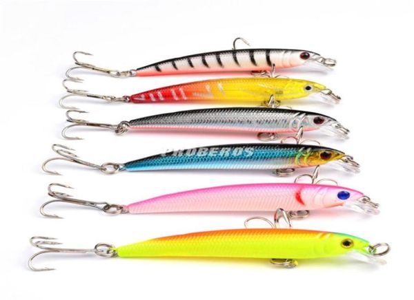 75cm 56g 3D HOLOGRAPHIC MINNOW LISTION DE PRESSION ARTIFICALE 6Colors Bionic Transparent Laser BAITS DE LAITS DE LAVE 0312M1908551423676