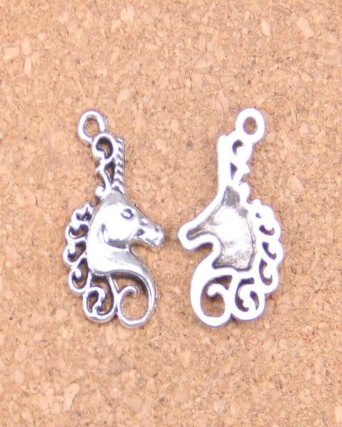 75pcs Antique Silver Bronze plaqué Horse Head Charms Pendant Pendre Collier Bracelet Résultats 2615MM4526271