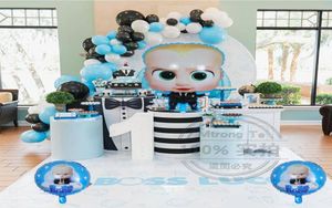 75 stuks Cartoon Baby Boss Verjaardagsfeestje Thema Folie Helium Ballonnen Verjaardagsfeestje Decoraties Slinger Boog Kit Air Globos 10279410211