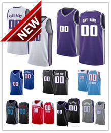 75th Custom Jersey Men Dames Jeugd 22 Richaun Holmes 3 Terence Davis II 0 Tyrese Haliburton 8 Maurice Harkless Basketball Jerseys