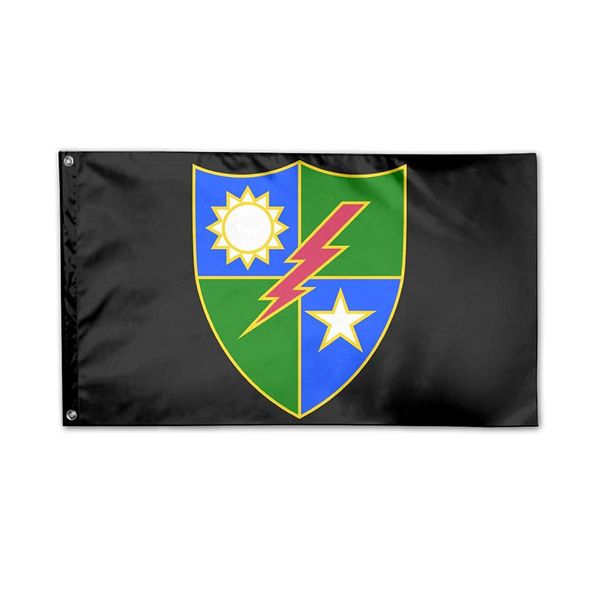 75th Ranger Regiment Breeze Drapeau 3x5ft 100D Polyester Extérieur ou Intérieur Club Impression Numérique Bannière et Drapeaux En Gros