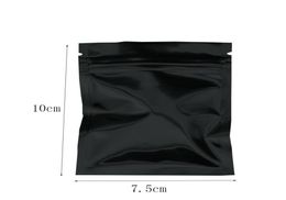 Bolsas de aluminio de 75x10 cm Autoubador negro Snack Snack Bulk Packaging Bag Mylar Smell Proof Packing Bag de cremallera 100pcslot8643187