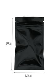 Bolsas de aluminio de 75x10cm Autoubador negro Snack Bocina de comida a granel Bag Packing Mylar Smell Proof Bag de cremallera 100pcslot5857432