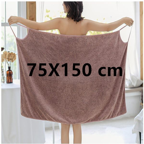 Paintes de réception pour femmes en microfibre 75x150 cm, serviette de bain super douce, serviette de voyage de salle de bain super absorbante