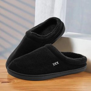 76 thuisschoenen lichtgewicht slippers MAN MANNELIJKE WINKEL WINKEL Soft slaapkamer gezellige bont gevoerde antislip voor kerstcadeau 375 255