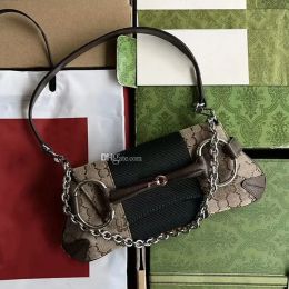 764255 Bolso de diseñador Bolso de mano de cuero para mujer Bolso de hombro con cadena de lujo Bolso de cuero de alta calidad Cartera para hombre 764339 Bolso cruzado Mochila