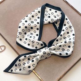 76x13cm 20 Color Fashion Diseñador de estampado de estampado Stripe Bufandas de seda Bandanas Bandanas Labía de boda Muffler Francia Billet
