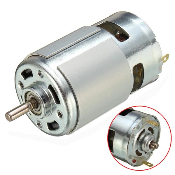 775 DC Motor DC 12V-36V 3500-- 9000 RPM RODAMIENTO DE BOLA ACCESORIOS DEL MOTOR COMPONENTES ELECTRÓNICOS DE ALTA PODER BAJO