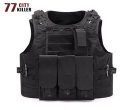 77City Killer Combat Loading Hunting Molle Vest Soldier Tactical Vest Army CS Jungle Camouflage Carrier Shooting8679021