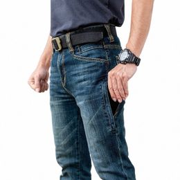 77City Killer Pantalones de mezclilla militares Hombres Táctico Cargo Elasticidad Joggers Masculino Multi-bolsillo usable Pantalones para hombre Pantalones de vaquero u8Dq #