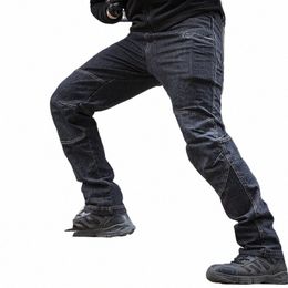 77city Killer Jeans tácticos Hombres Denim militar Hombres Pantalones Wearable Elasticidad Pantalones de combate Hombre SWAT Multi Pocket Joggers K7d3 #