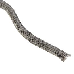 Sceau de corde en fibre de verre 78 pouces / 2m Porte de poêle à bois d'auto-adhésif Remplacement du joint de joint noir