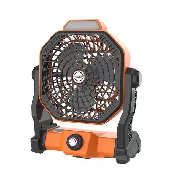 Ventilateur électrique de plafond portatif de circulation de ventilateur de pêche de Camping de 7800mAh Rechargeable avec l'éclairage de LED de batterie externe