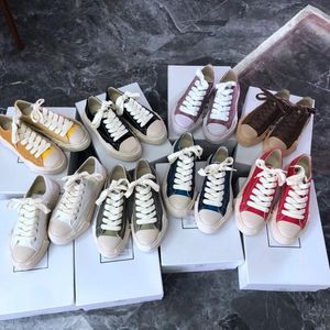 783 Dissolution Chaussures Men Plateforme Effet de marche MMY Retroold Canvas Sneaker Couples Shoe Japonais Bottom Women Femme Étudiant Original 14 692