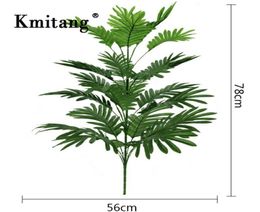 78cm 24heads kunstmatige Monstera planten grote tropische boom nep palmbladeren groene plant valse zijde gebladerte tuin woondecoratie C0922786920