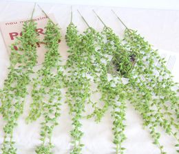 78 cm kunstmatige traan sappige planten muur hangende bonen wijnstok flores rattan voor huizendecoratie diy krans nepbloemen2496978