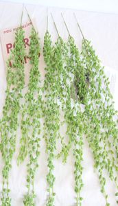 78 cm kunstmatige traan vetplanten muur hangende bonenwijnstok flores rotan voor huisdecoratie diy krans nepbloemen2173287