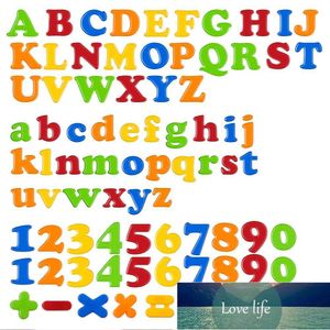 78 piezas Letras magnéticas Números Alfabeto Imanes de nevera Juego de juguetes educativos de plástico colorido Aprendizaje preescolar Conteo de ortografía LZ0693