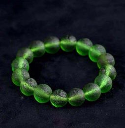 791113 mm Bracet étirement Moldavite authentique Natural Crystal Unisexe Jewellry Energy Stone Guérison FS37KP PÉDIE ST1789678