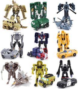 79pcsset Uitstekende Transformatie Mini Robot Auto Speelgoed Voor Kinderen ActionToy Figuren Onderwijs Vervorming Jongens Geschenken5886776