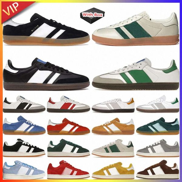 2024 Spezials Handball presque jaune Scarlet Navy Gum Aluminium Arctic Night Shadow Brown Collegiate Green White Grey Casual Shoe Sneakeedu1 #