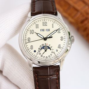 7A 2023 Nieuwe GR Factory Series Mechanisch Watch 40mm kalfsleer met Sapphire Glass Luxury Mens Watch