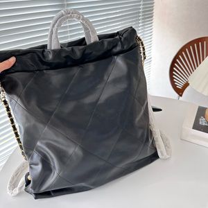 7A 22bag petit concepteur de déchets grande capacité shopping matériel en métal chaîne sac à dos matelassé portefeuille à fermeture éclair unique sac à monnaie eau