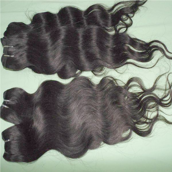 Cheveux brésiliens en vrac 20 pièces Extension de vague de corps brésilienne traitée tissage de cheveux humains trames les moins chères