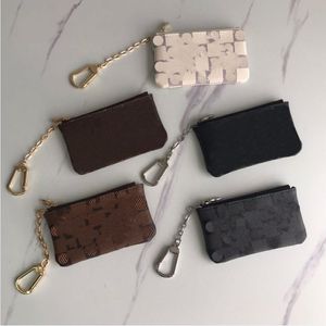 7A Porte-monnaie Porte-clés Pochette Petite pochette Designer Mode Rouge à lèvres Sacs Femmes Hommes Porte-clés Titulaire de la carte de crédit De luxe Mini portefeuilles Sac Charme de haute qualité