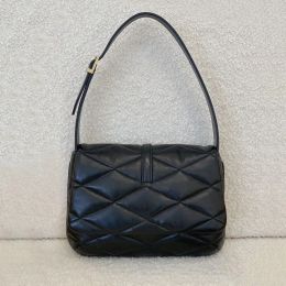 7A designertas LE 57 Onderarmtas Handtas Schapenvacht Kussentas 698567 aFshion Klassiek Vierkant Lattice Dames Echt leer Hoge kwaliteit Luxe op maat gemaakt Pols