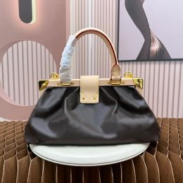 7A Designer Bags Cloud Totes met handvat Brown Cowhide Clutch afneembare ketting handtassen voor dames