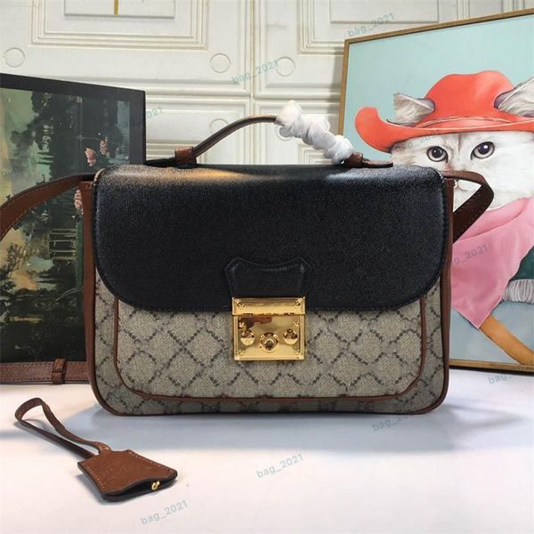 7A Designer Luxury Handbag Two-One Padeau Tigrotti Saddle Sac Luxury Women's épaule Messenger Messenger Bag de créateur Bag 658487