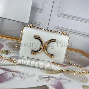 Designer dames zak klassieke ketting flap zak schouder crossbody tas portemonnee geïmporteerd leer