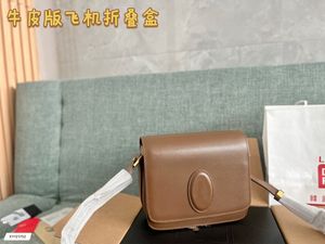 7A Designer Dames Mini Bag Crossbody Bag Luxe Clamshell Houd Tote Smooth Leather Saddle Bag Verstelbare riembeurs Verstelbare riembeurs