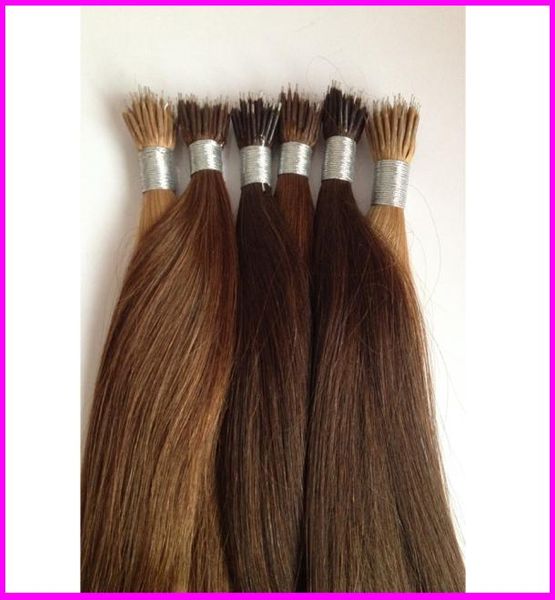 7A DHL Brésilien Virgin Human Hair Queen Hair Products 14quot 24quot 1gs 100gset Stick Tip nano ring Hair 1 1293672