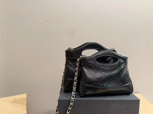 7A Design de mode Sac à chaîne à carreaux en diamant classique pour femmes Rétro élégance pleine de sac à bandoulière décontracté de haute qualité